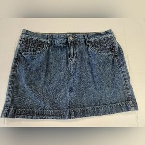 The Diva By Old Navy Jean Mini Skirt Womens 6 2011